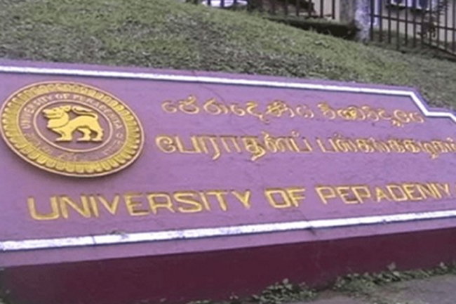 Two student leaders of Peradeniya Uni. suspended over assault on former VC
