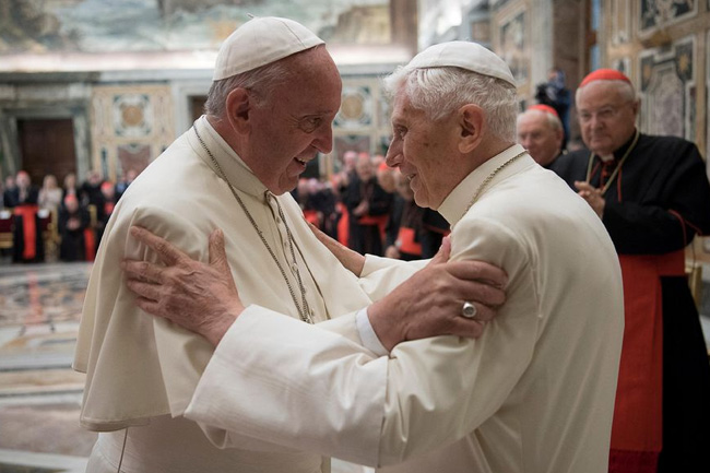 Former pope Benedict is very sick, Pope Francis says