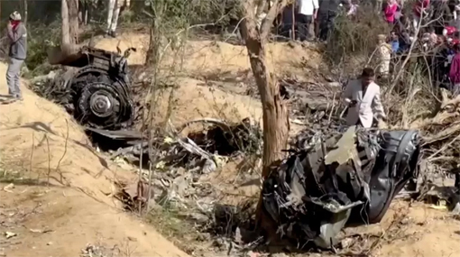 Pilot dies in apparent mid-air collision of two Indian fighter jets