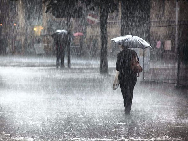 Very heavy showers expected in several provinces