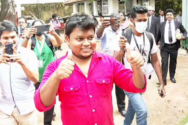 Mudalige leaves court premises after being granted bail