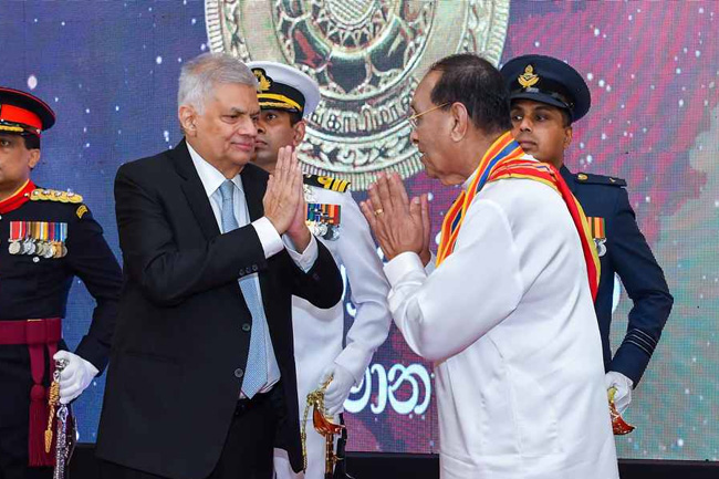 Karu Jayasuriya conferred with honorary ‘Sri Lankabhimanya’ title