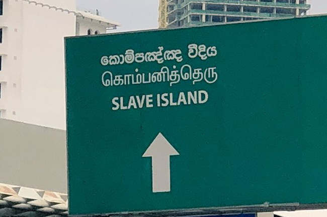 Sri Lanka to no longer use “Slave Island” title