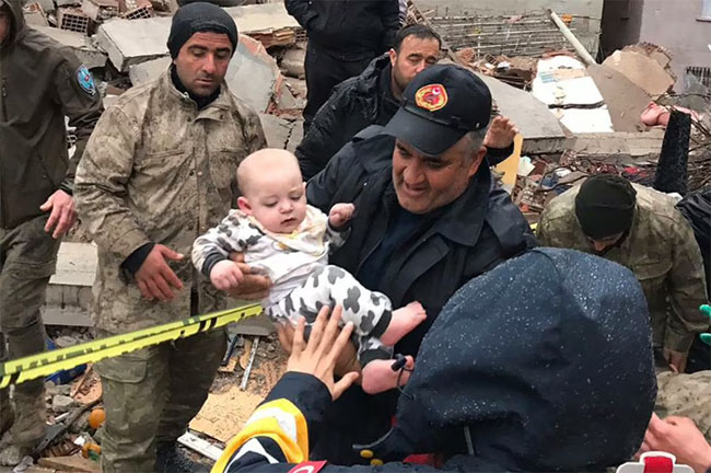 Rescue efforts under way after earthquake kills more than 2,300 in Turkey and Syria