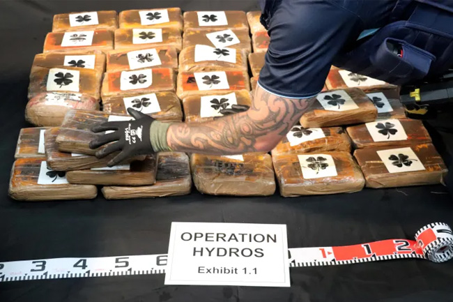 New Zealand recovers 3 tonnes of cocaine floating in the sea