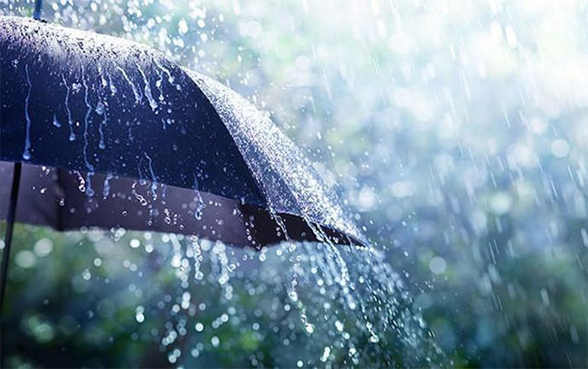 Showers expected in parts of the country