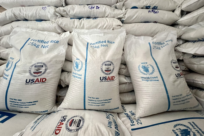 US-funded fortified rice shipments begin arriving in Sri Lanka