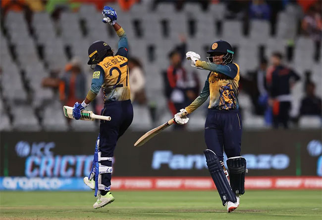 Harshitha, Nilakshi star as Sri Lanka win two in two