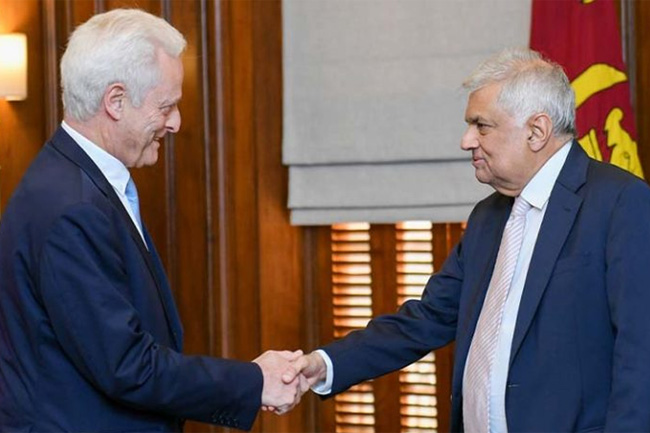 German MP discusses further cooperation with President Wickremesinghe 