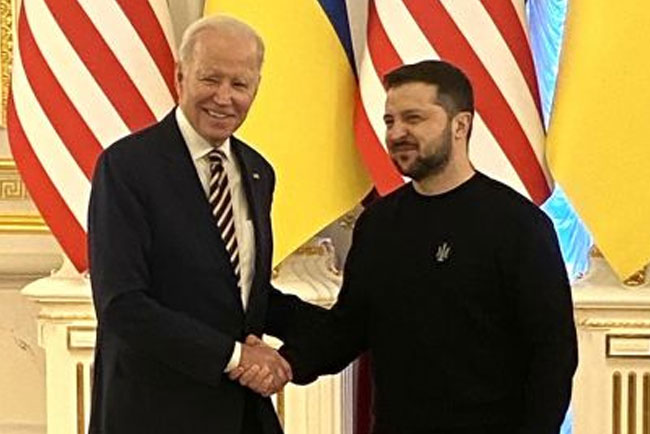 Biden makes surprise visit to Ukraine for first time since full-scale ...