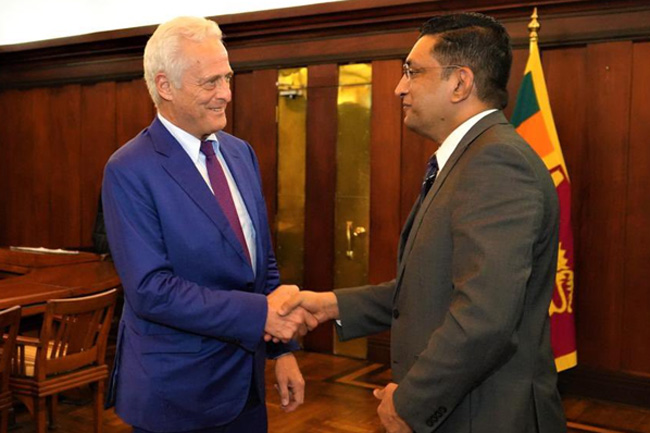 Sabry discusses Sri Lankas current state with German MP