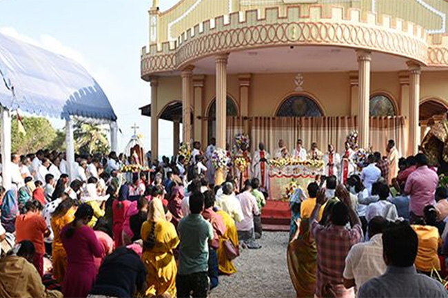 Over 5,000 devotees seen at 2023 St. Anthonys Feast in Katchatheevu