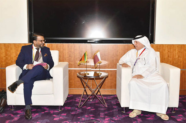 Sri Lanka and Qatar state ministers review ties