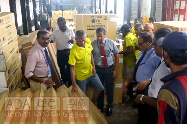Customs seize stock of illegally imported electronic items