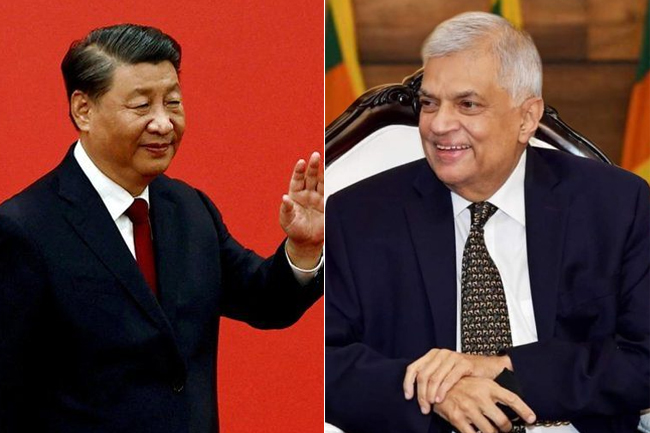 President Ranil congratulates Chinese counterpart Xi Jinping