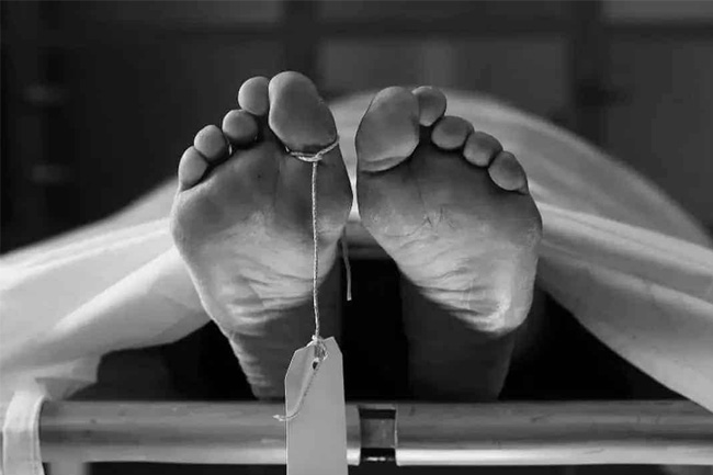 Body of a female found hanging with hands bound 