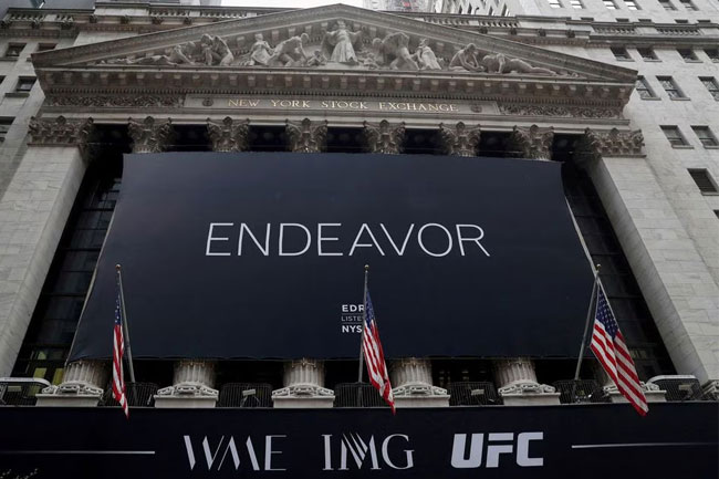 WWE, Endeavor-owned UFC merge to forge $21 bln entertainment giant