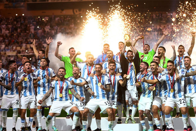 Argentina claims top spot in FIFA ranking