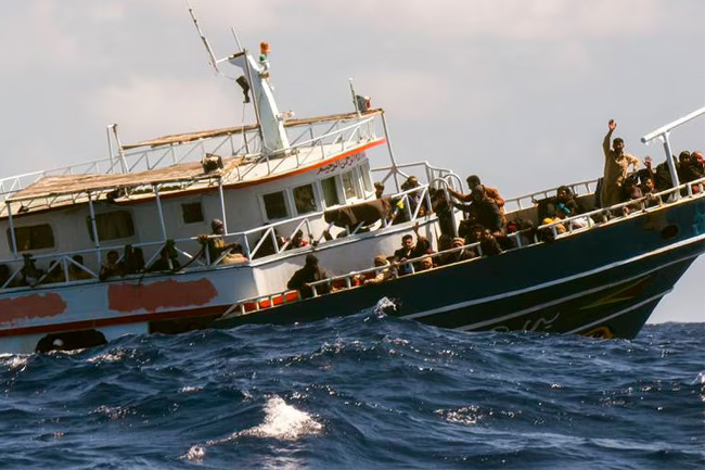 Sri Lankans amongst 440 migrants rescued from stormy seas off Malta