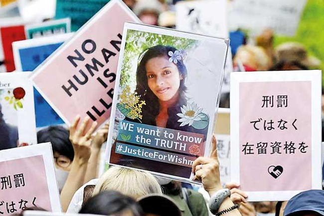 Footage of Sri Lankan woman who died at Japanese detention facility made public