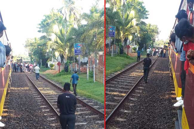 Engine of Samudradevi train gets separated while running