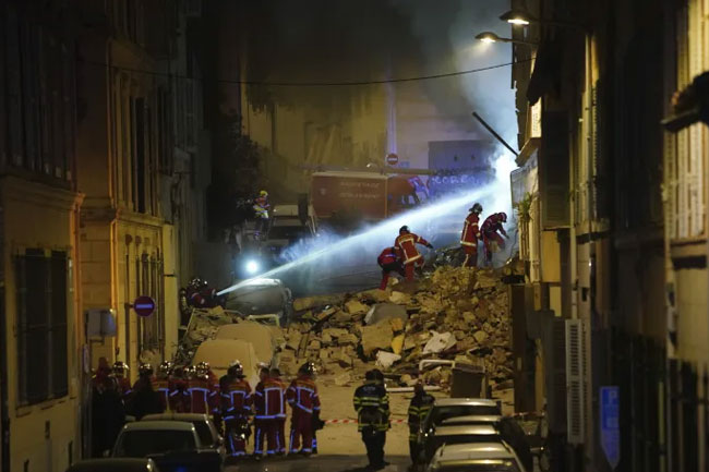 France: 4 bodies found after Marseille building collapse