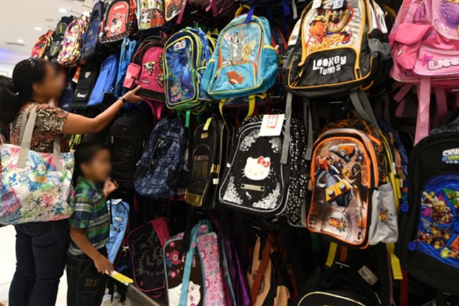 Prices of local schoolbags and school shoes to be slashed