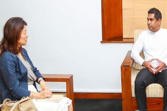 Minister discusses Sri Lankas energy sector reforms with UNDP Resident Representative