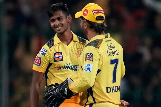 Pathirana can be Sri Lankas asset with reduced workload  Dhoni