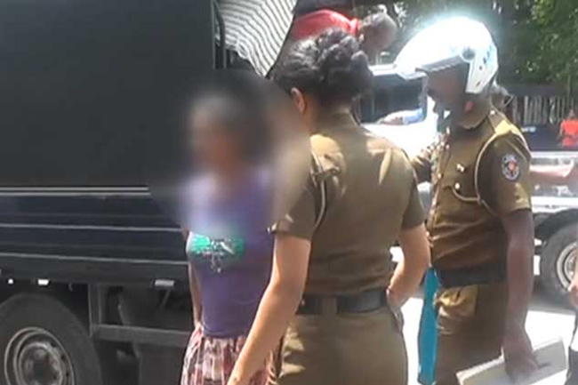 Woman arrested for using child in roadside begging scheme