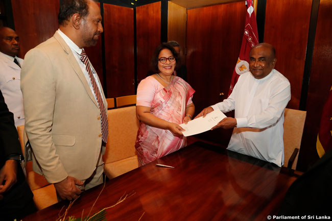 New SG of Parliament assumes duties…