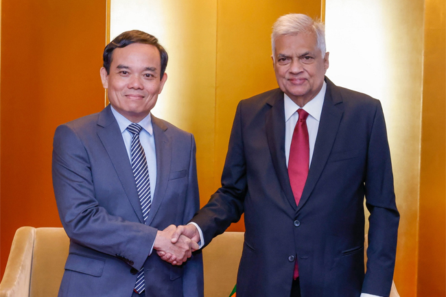President Ranil discusses bilateral ties with Vietnam’s Deputy PM