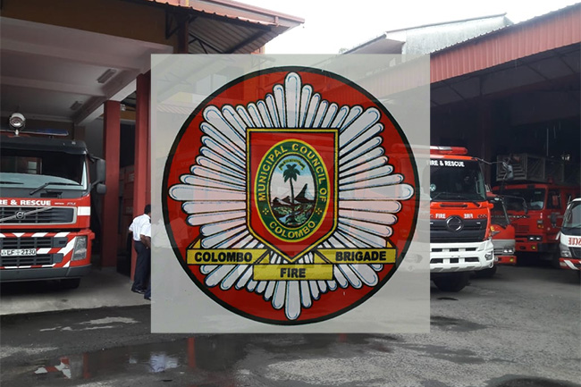 Colombo fire brigades emergency numbers temporarily out of order