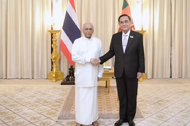 Thailand ready to offer help, Thai PM tells Sri Lankan counterpart