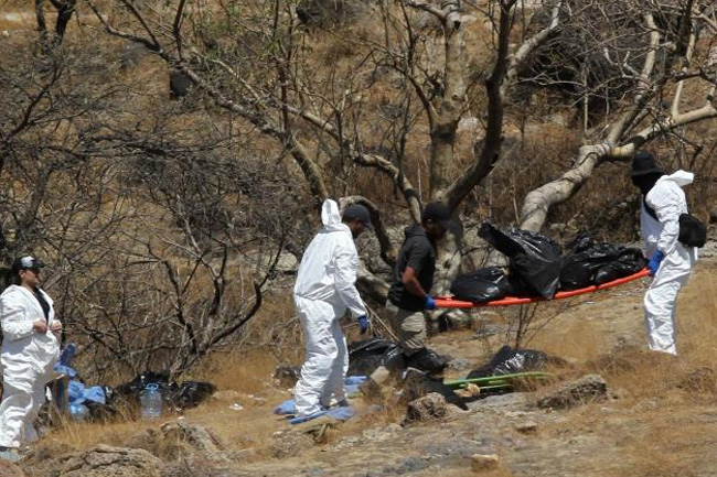 Mexican police discover 45 bags of human remains