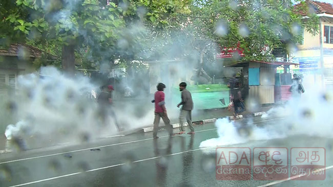 Tear gas and water cannons fired at IUSF protest
