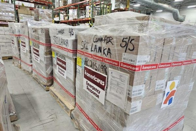 US organization donates urgently-needed medical aid to Sri Lanka