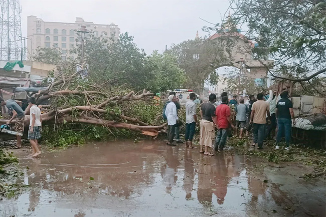 Cyclone Biparjoy makes landfall; power disrupted, heavy rains lash India, Pakistan