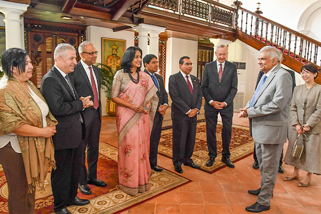 Ten Newly-appointed Foreign Envoys Present Credentials To President