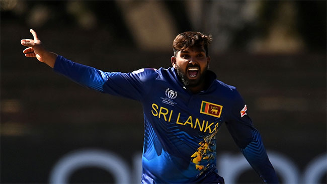 Wanindu Hasaranga reprimanded for breaching ICC Code of Conduct