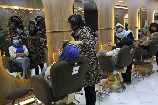 Taliban are outlawing womens beauty salons in Afghanistan