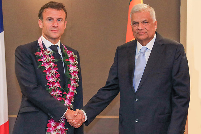 French President undertakes historic visit to Sri Lanka, pledges support for debt restructuring