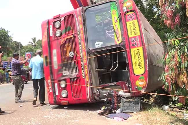 Number of injured in Thulhiriya bus-truck collision increases