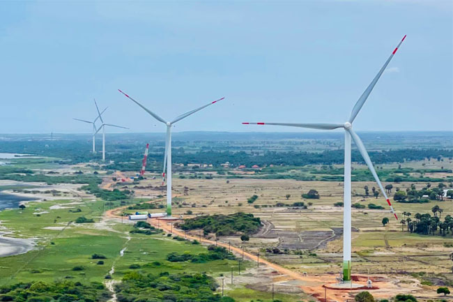 15 MW of wind power added to national grid in Mannar 