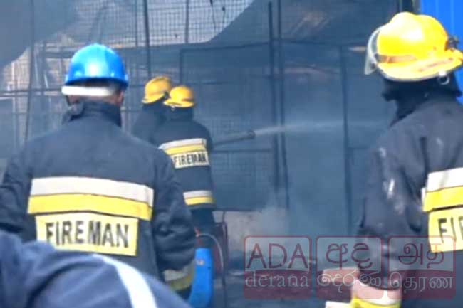 One dead in fire at chemical factory in Kandana