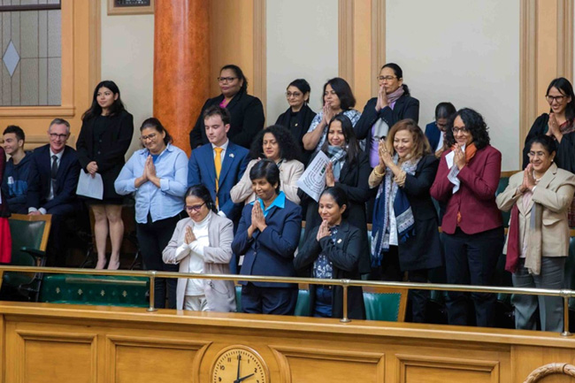 Sri Lankas women MPs receive warm welcome at New Zealand Parliament
