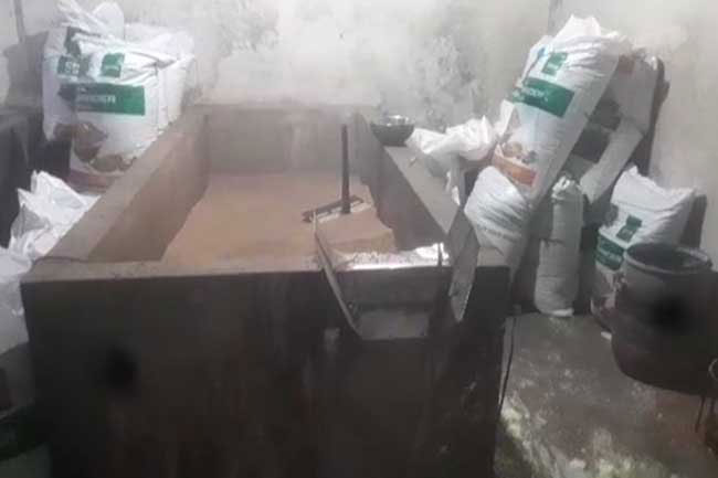 STF and CAA raid storage complex mixing chemicals with coriander powder