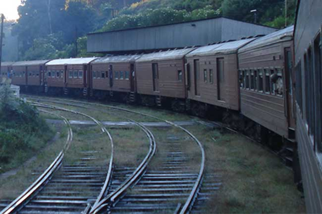 Trains between Kandy and Matale to be temporarily halted next week