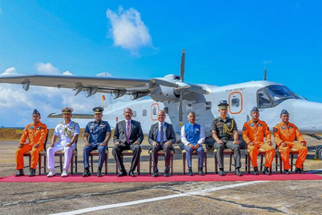 India hands over substitute Dornier-228 maritime surveillance aircraft to Sri Lanka