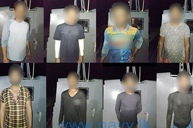 Eight apprehended over illegal fishing off Trincomalee 